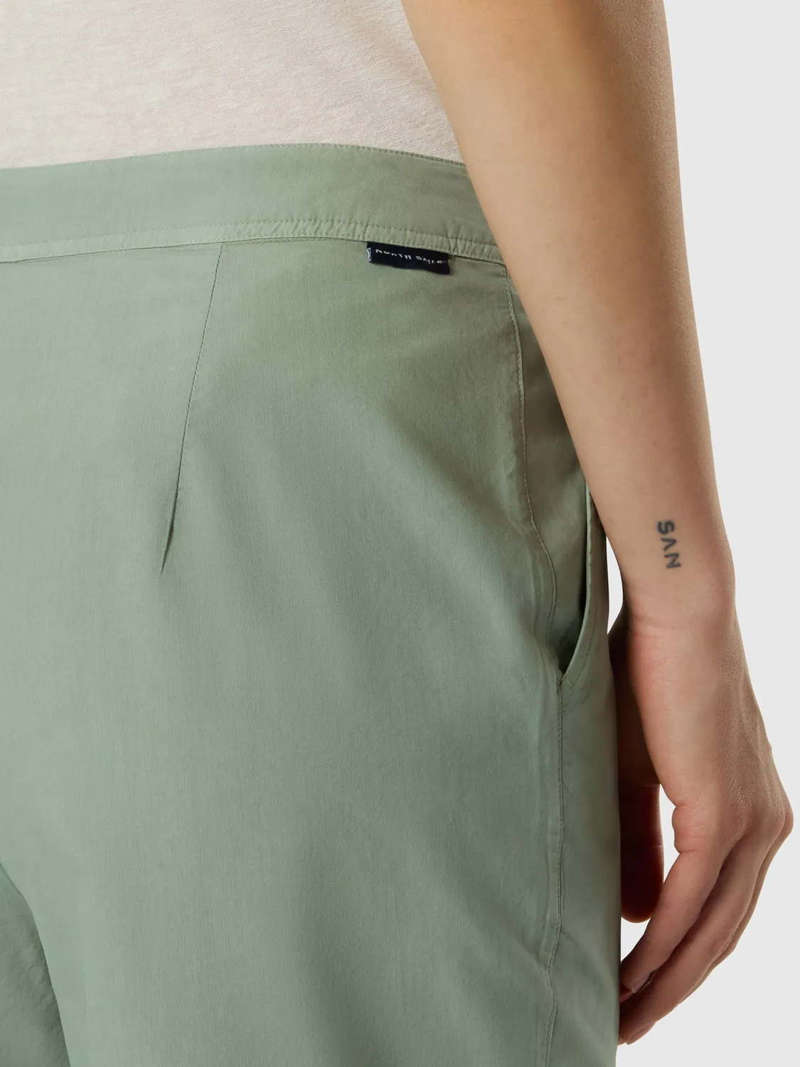 North Sails chino coupe droite femme vert iceberg