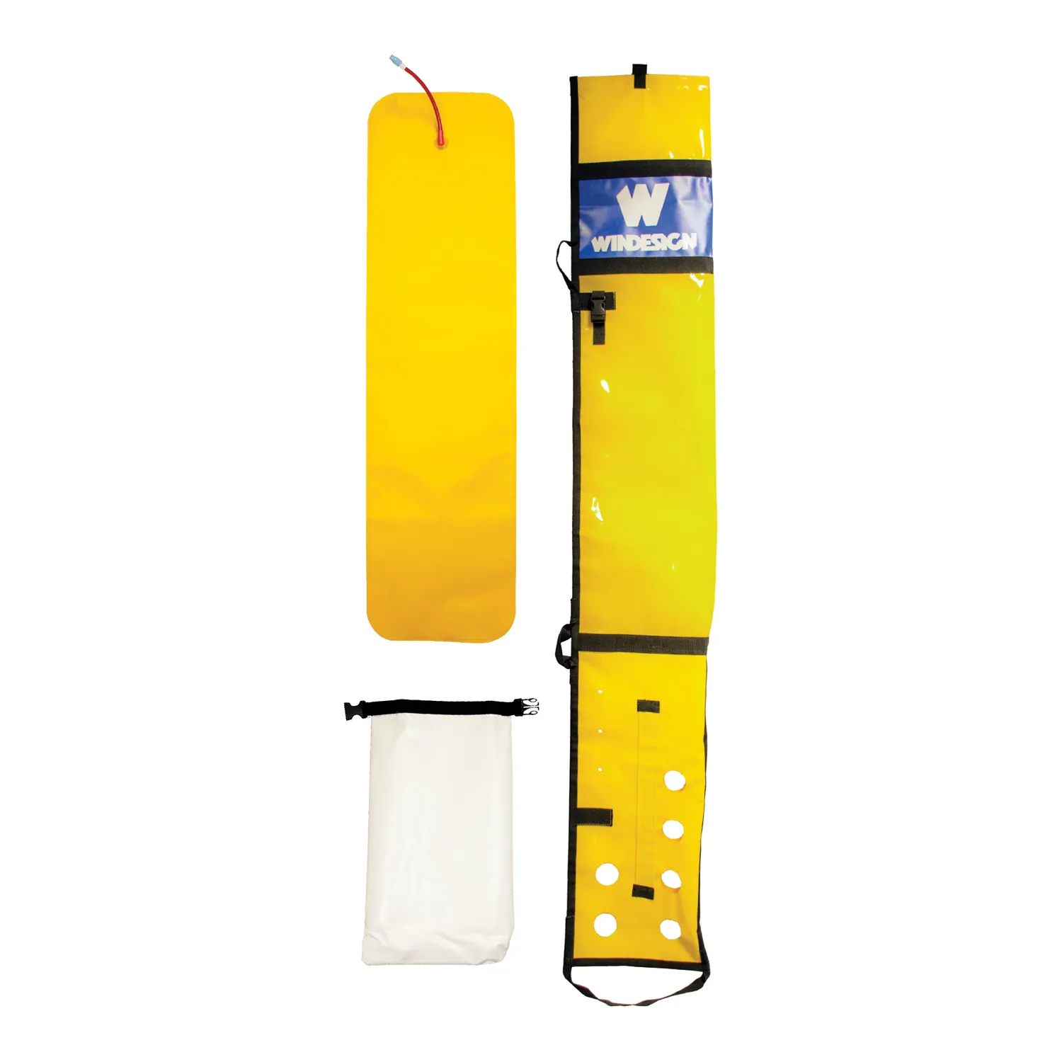 Optiparts Windesign EX2655 bouée cylindre jaune 180 cm