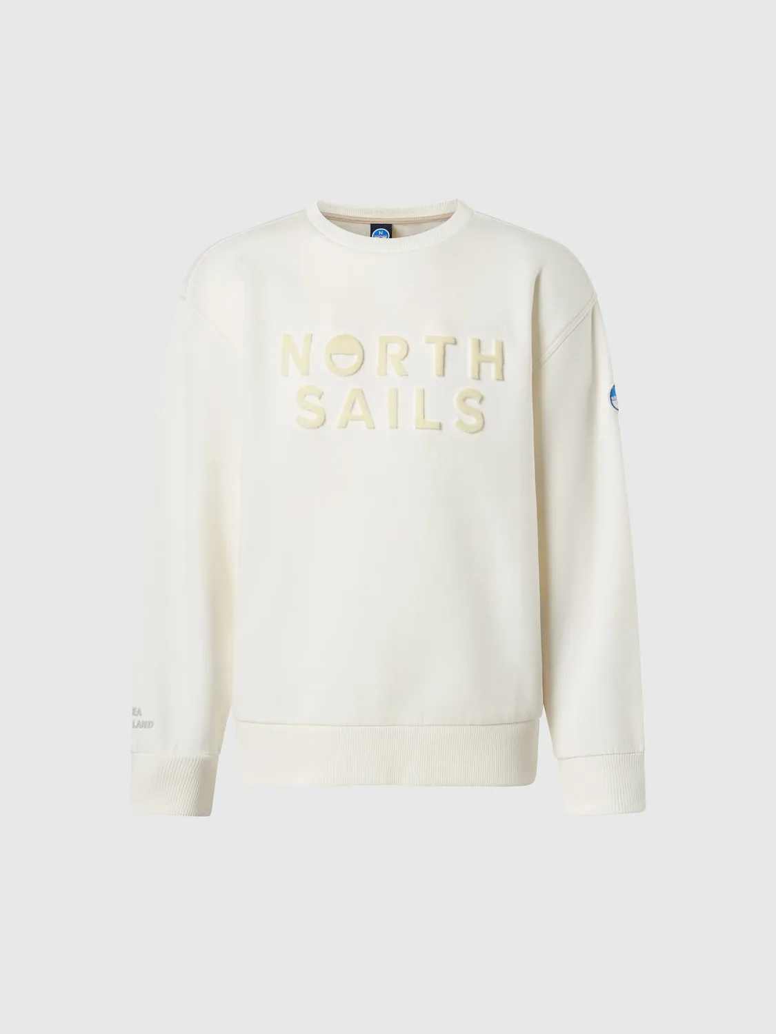 North Sails maxi logo sweat col rond coton bio