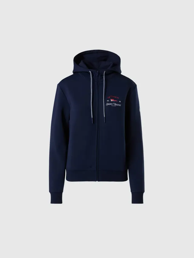 North Sails Saint-Tropez hoodie zip femme Blue depths