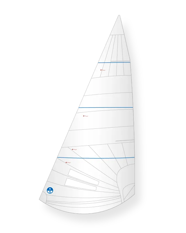 North Sails Rhodes 19 Jib foc Dacron rapide
