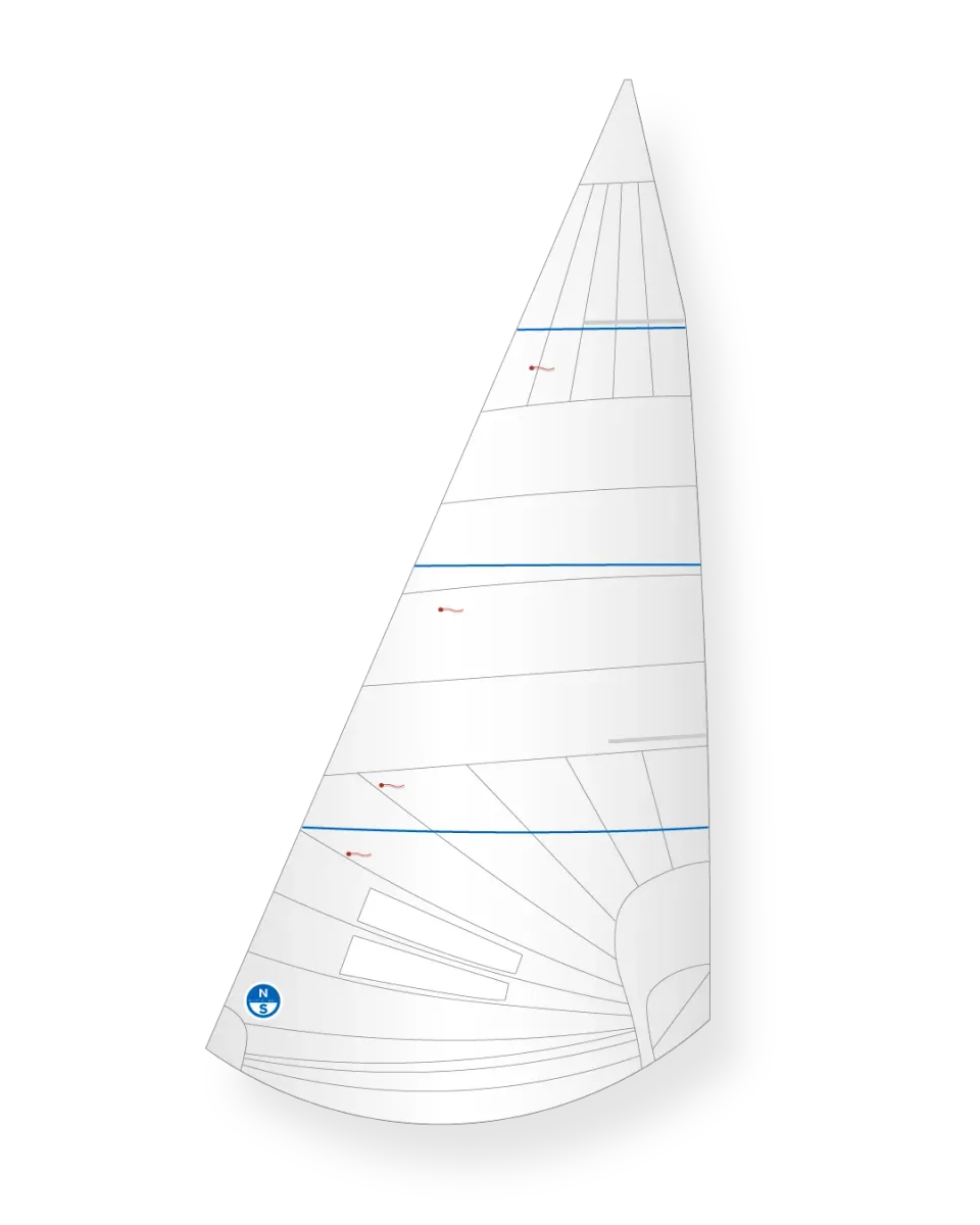 North Sails Rhodes 19 Jib foc Dacron rapide