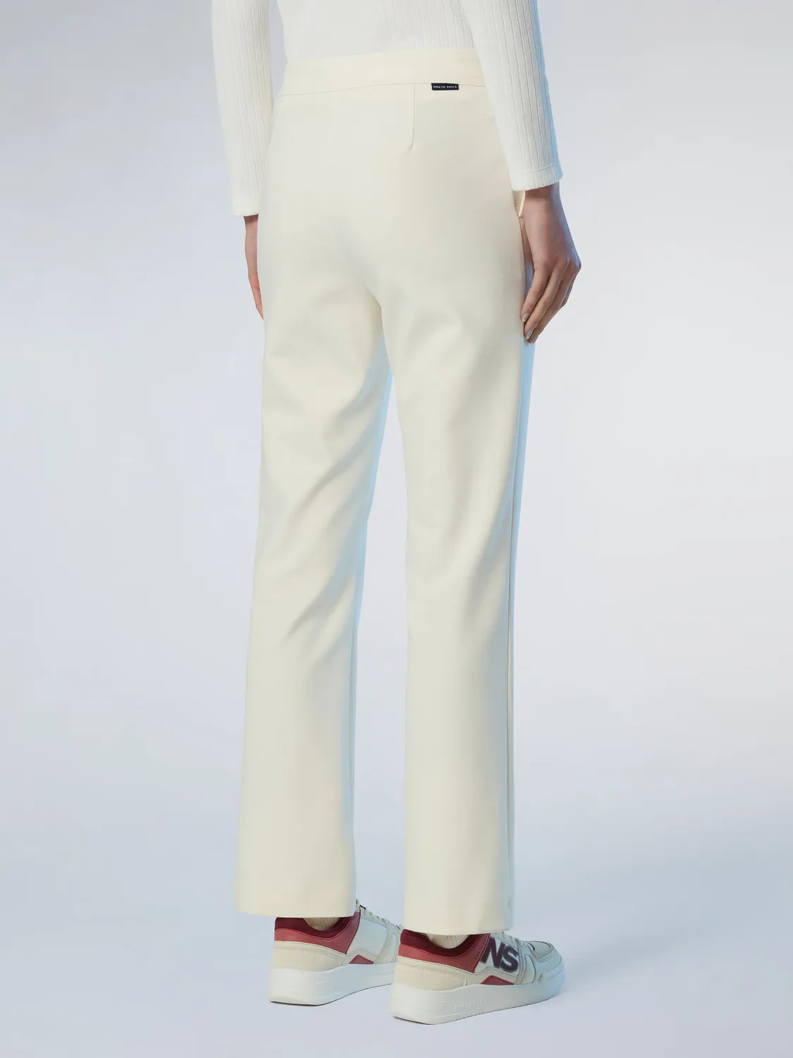 North Sails Straight-leg interlock pantalon coton stretch