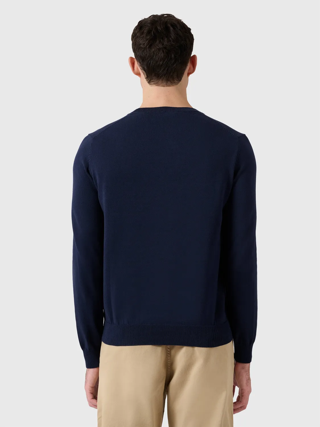 North Sails Crew Neck Knit pull col rond gris chiné