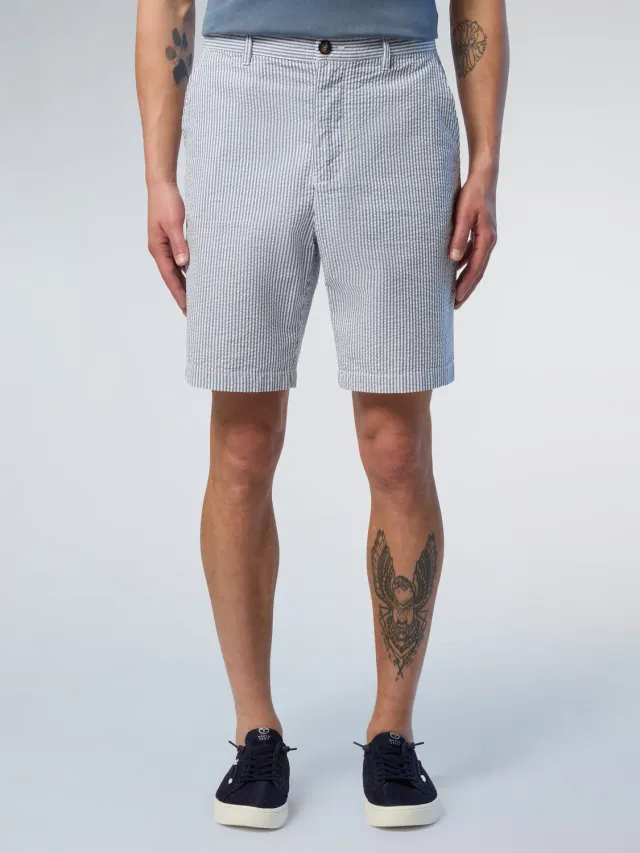 North Sails Freedom short chino seersucker coton bio