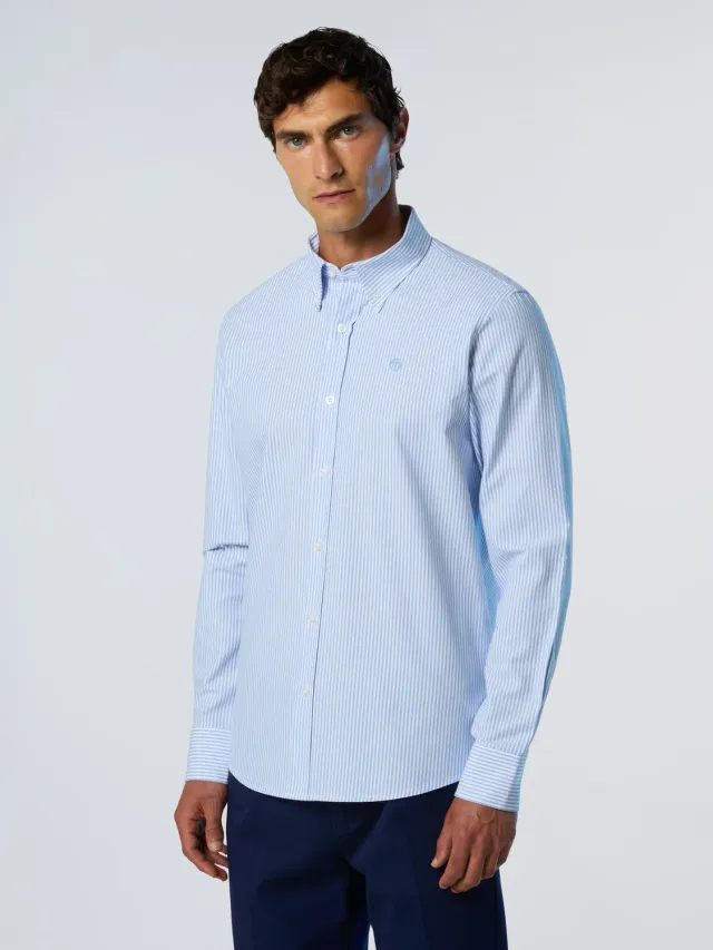 North Sails Oxford chemise rayée coton bio