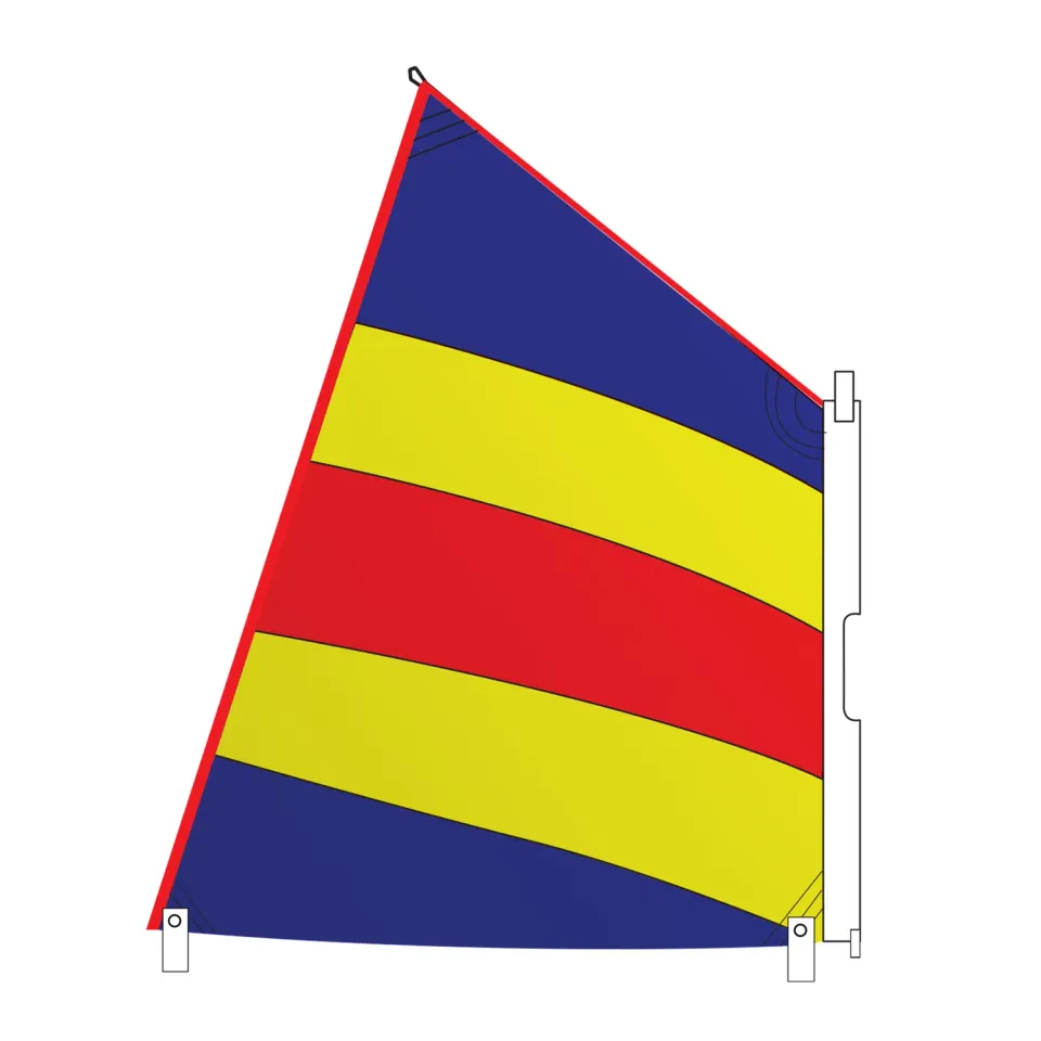 Optiparts EX1061 voile Optimist fourreau 5 couleurs dacron