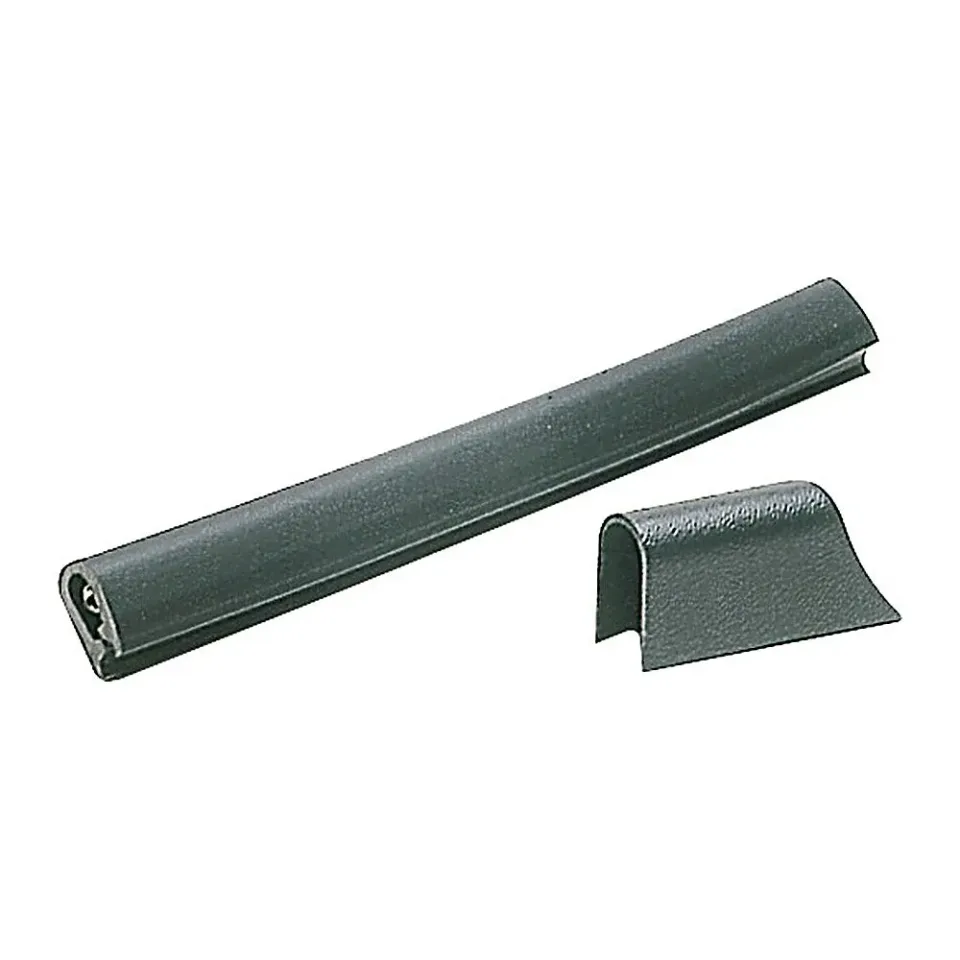 Tessilmare profil pare-battage PVC noir 18x26 mm 24 m