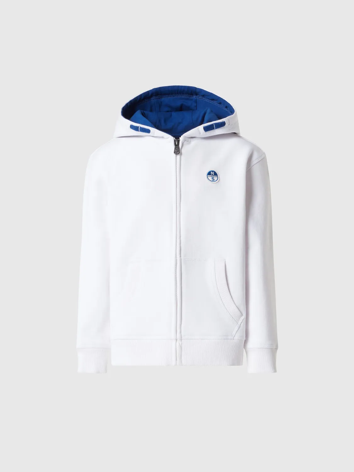 North Sails sweat à capuche zippé enfant coton bio