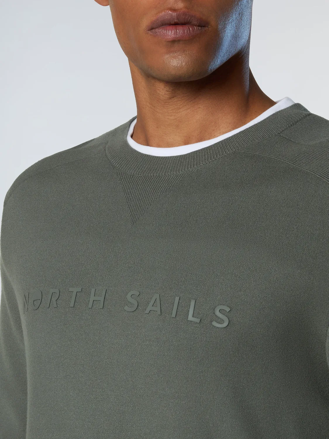 North Sails Pull viscose lettrage 3D maille Milano