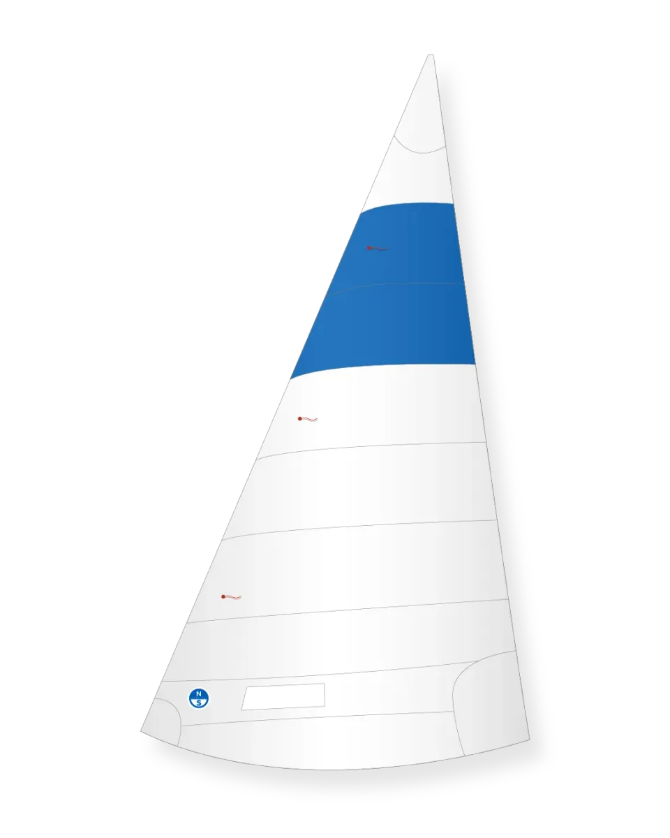 North Sails A 125 Dinghy foc Dacron coupe cross