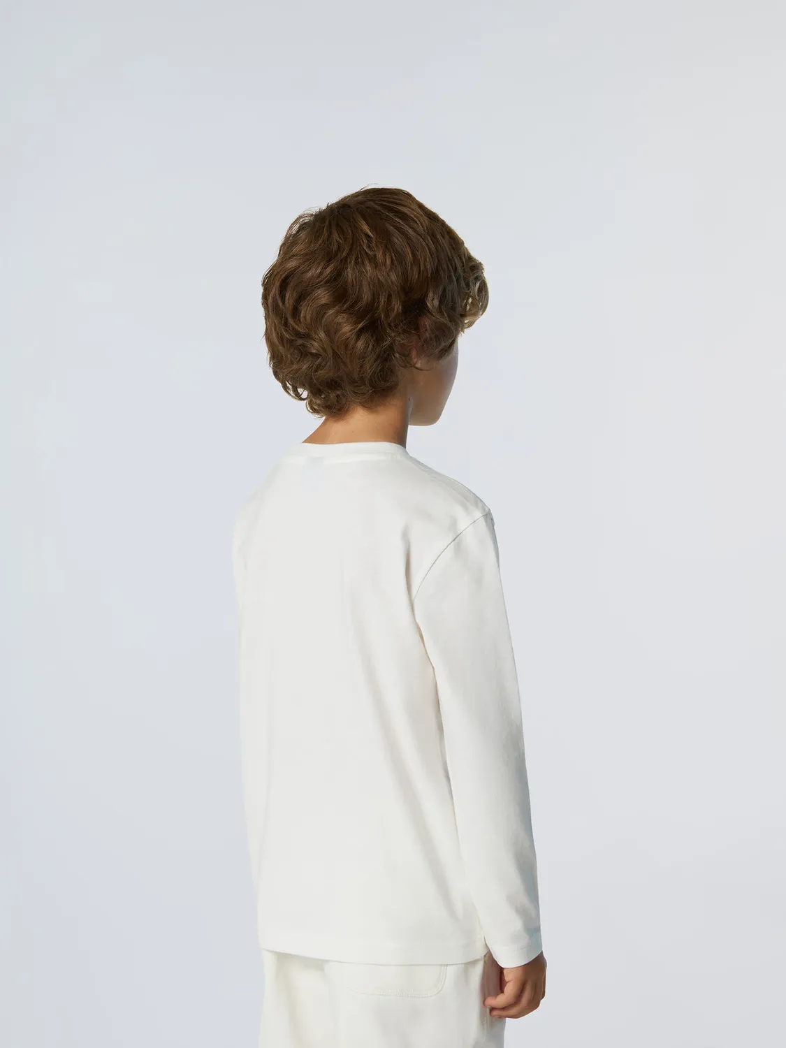 North Sails t-shirt manches longues enfant coton bio logo