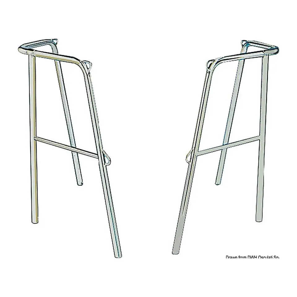 easysea balcon arrière inox 2 parties 40x43x60 cm