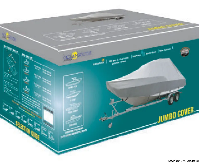 Oceansouth Jumbo housse bateau grise 700/760 cm