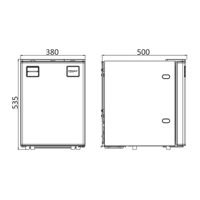 Osculati frigo bateau Clean Touch 50 L