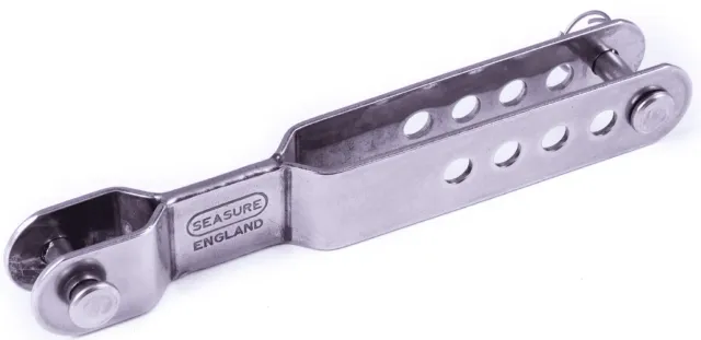 Sea Sure Single Row cadène réglable 96 mm 5 trous inox