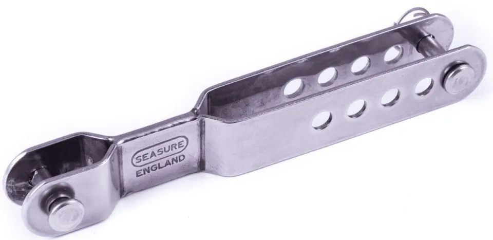 Sea Sure Single Row cadène réglable 96 mm 5 trous inox
