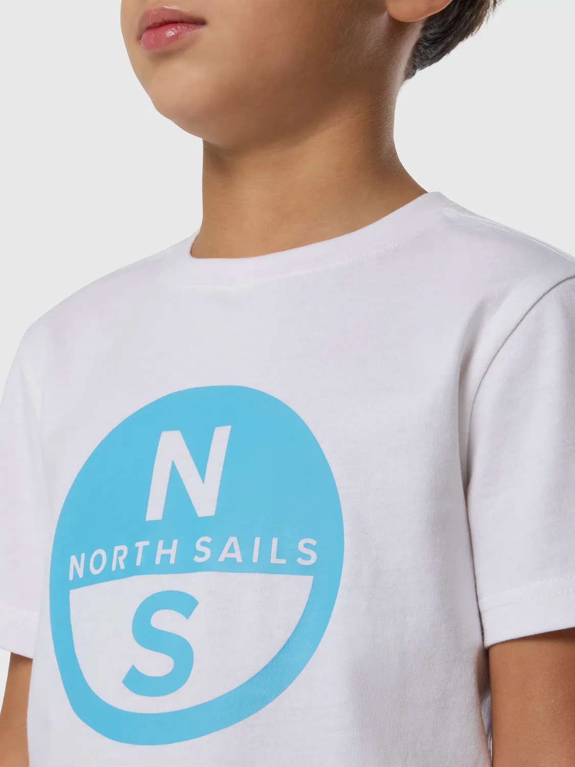 North Sails t-shirt maxi logo jersey coton bio