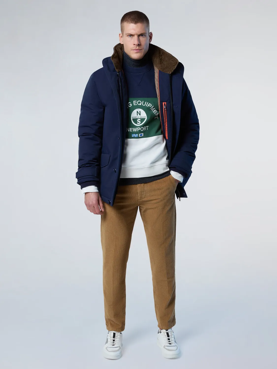 North Sails Crest veste homme bleu marine régulière