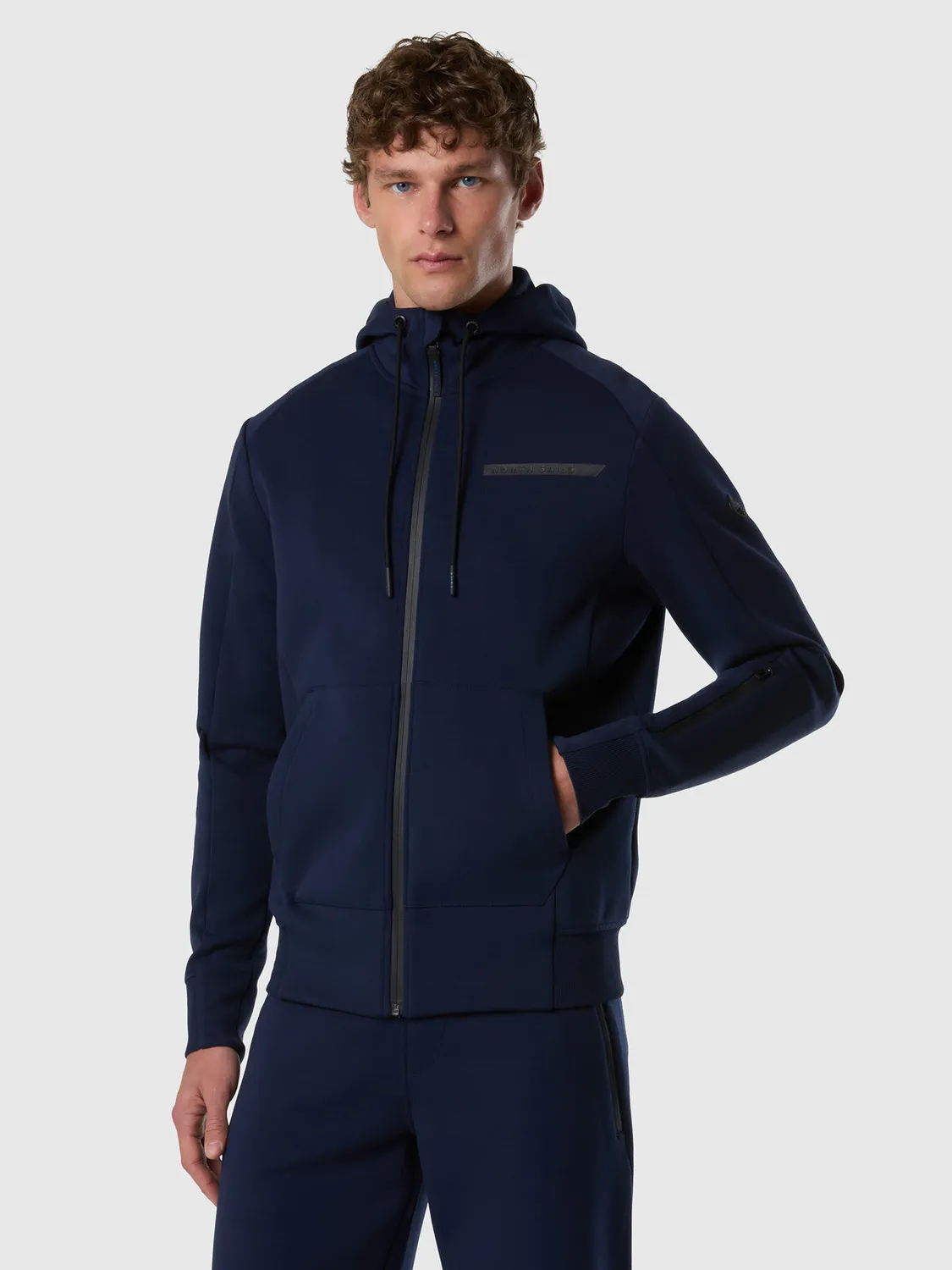 North Sails Scuba sweat à capuche zippé polaire recyclé