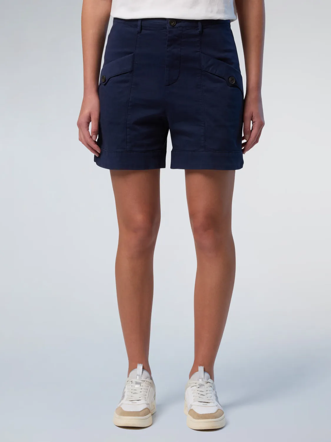 North Sails Cargo short gabardine coton bio stretch