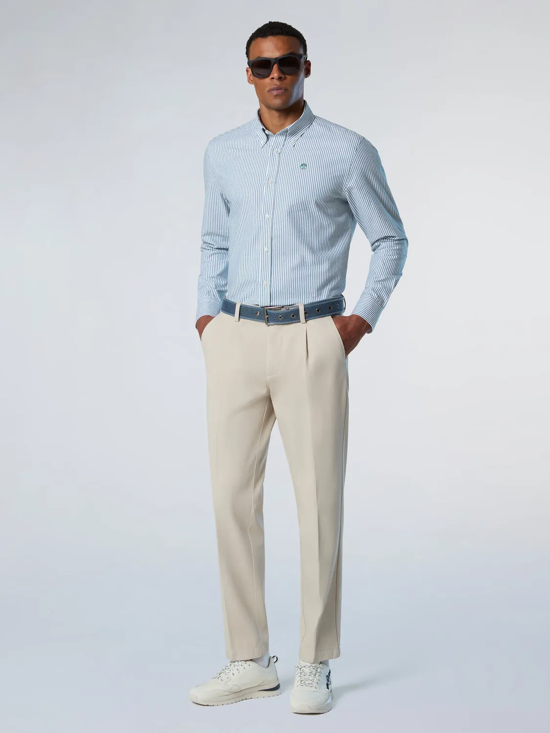 North Sails Newport chino micro-sablé gabardine bio homme