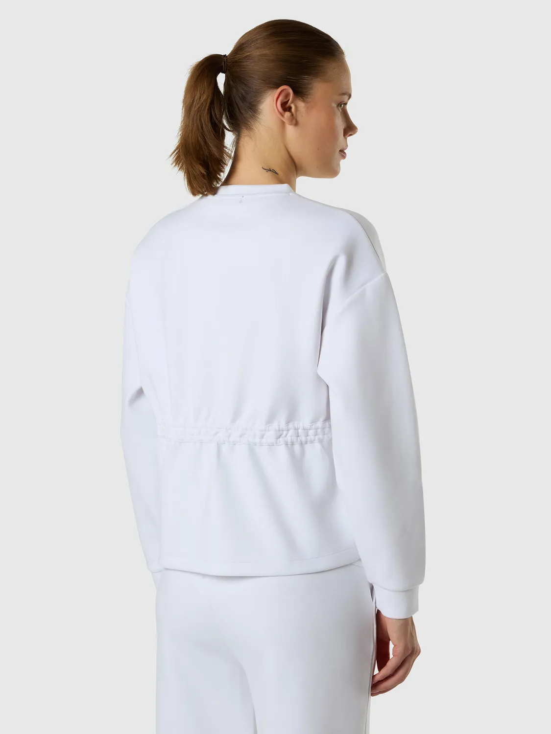 North Sails Interlock sweat col rond fibres recyclées
