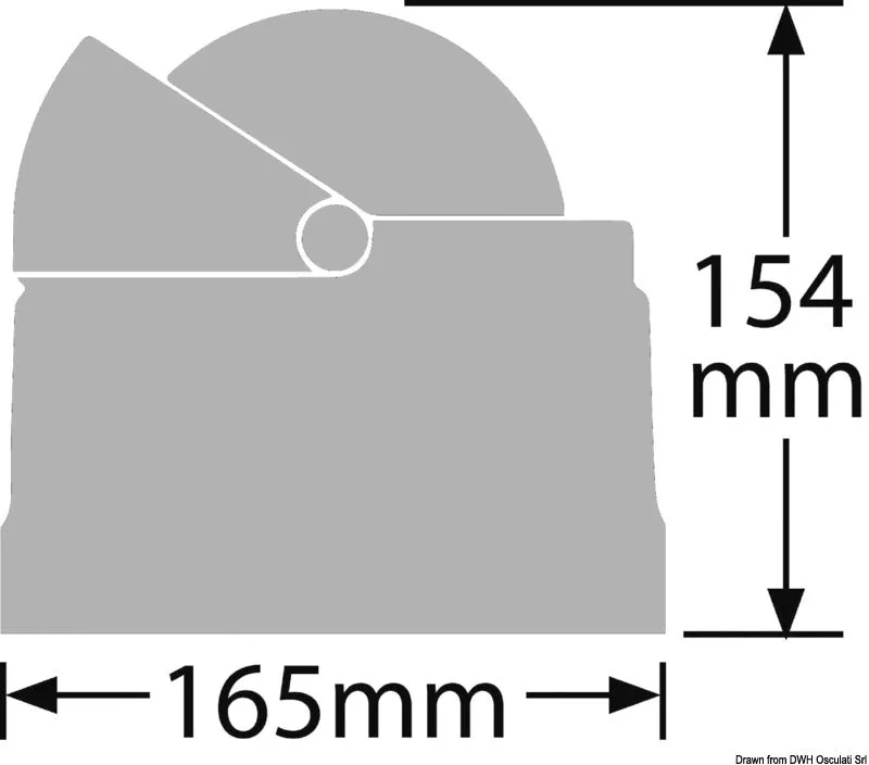 Ritchie Wheelmark compas extérieur 4"1/2 noir pro