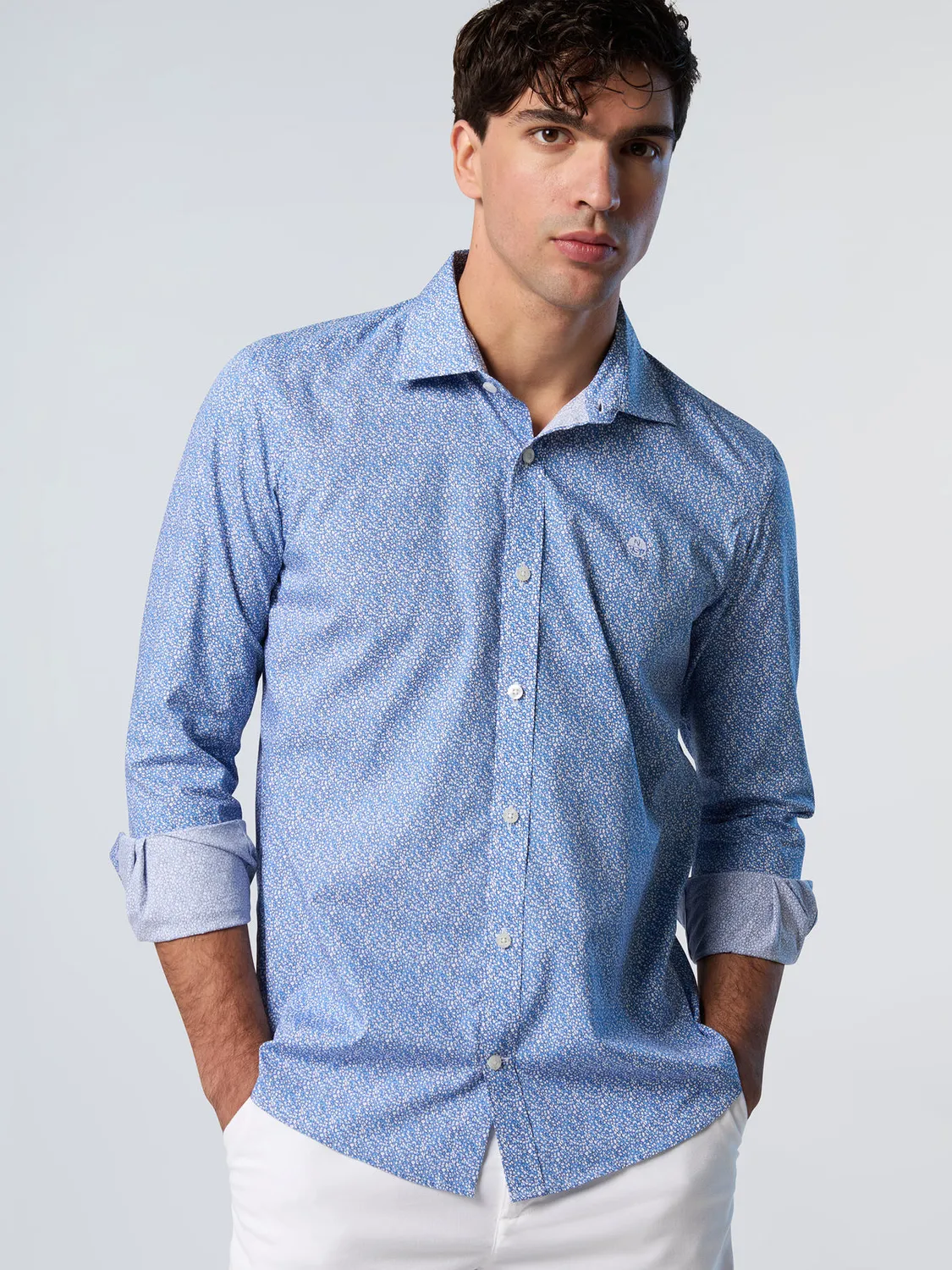 North Sails chemise popeline motifs coton homme