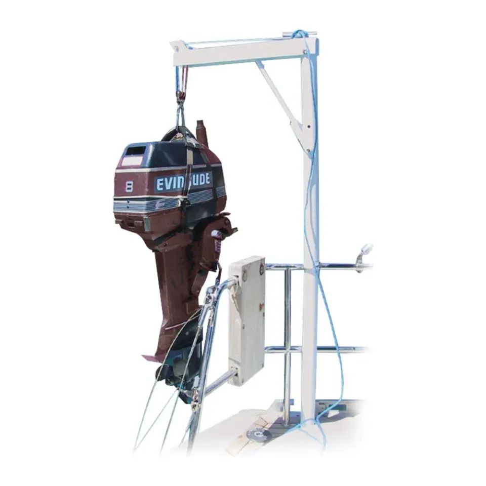 Osculati potence pliable moteur hors-bord avec palan