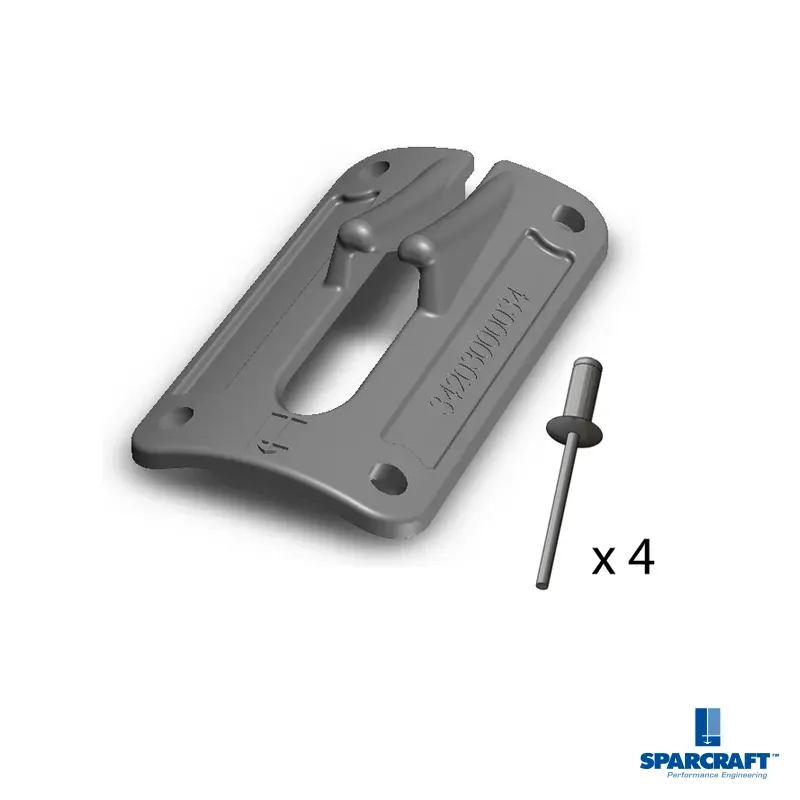 Sparcraft Small Bolt Rope guide ralingue inox complet