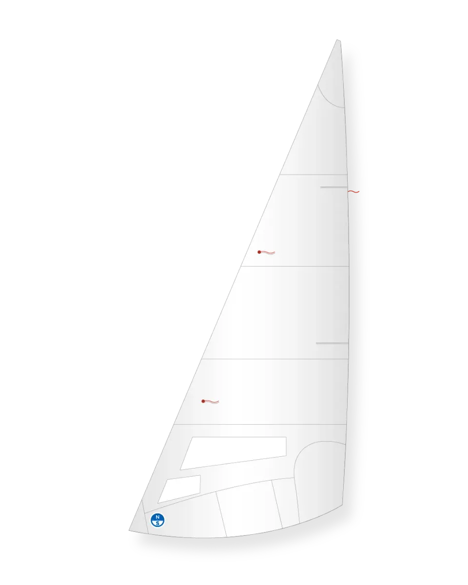 North Sails Y-Flyer AP foc voile régate à fenêtres