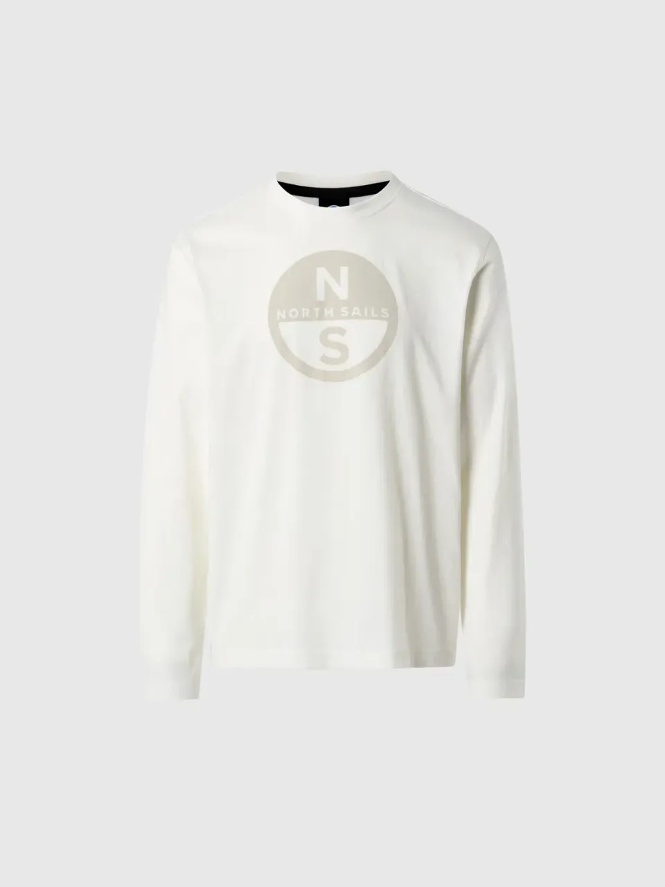 North Sails t-shirt manches longues maxi print coton bio