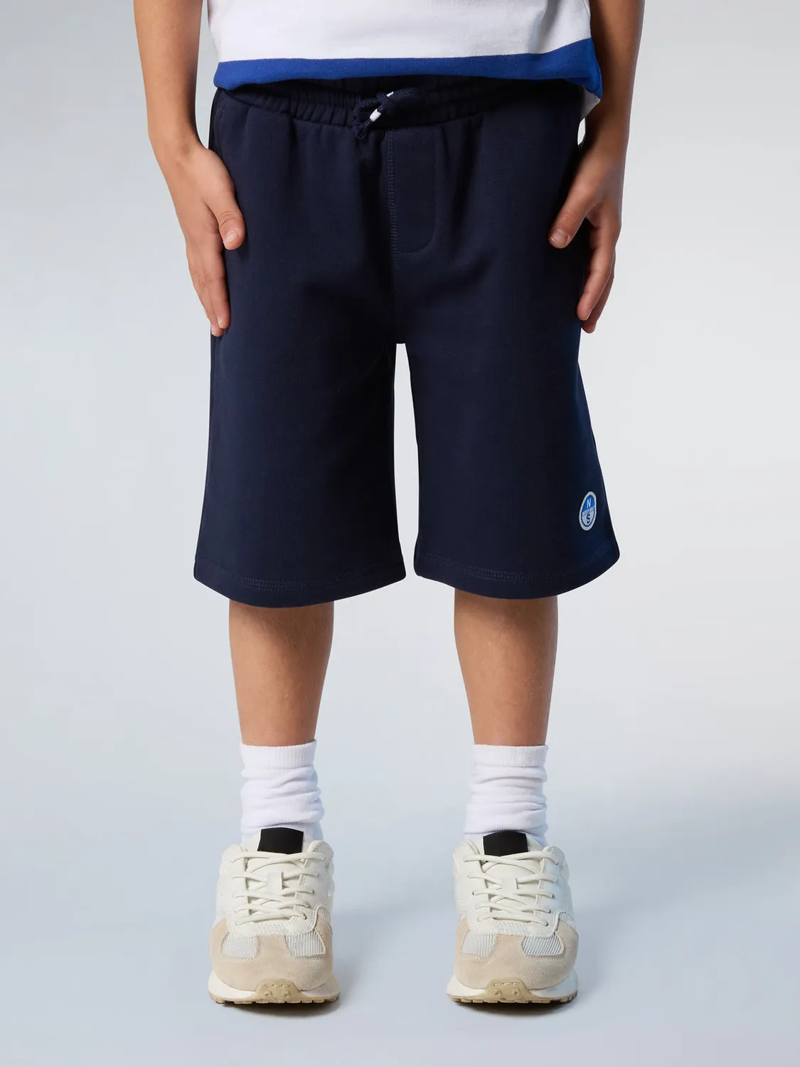North Sails Short sweat enfant patch logo coton bio