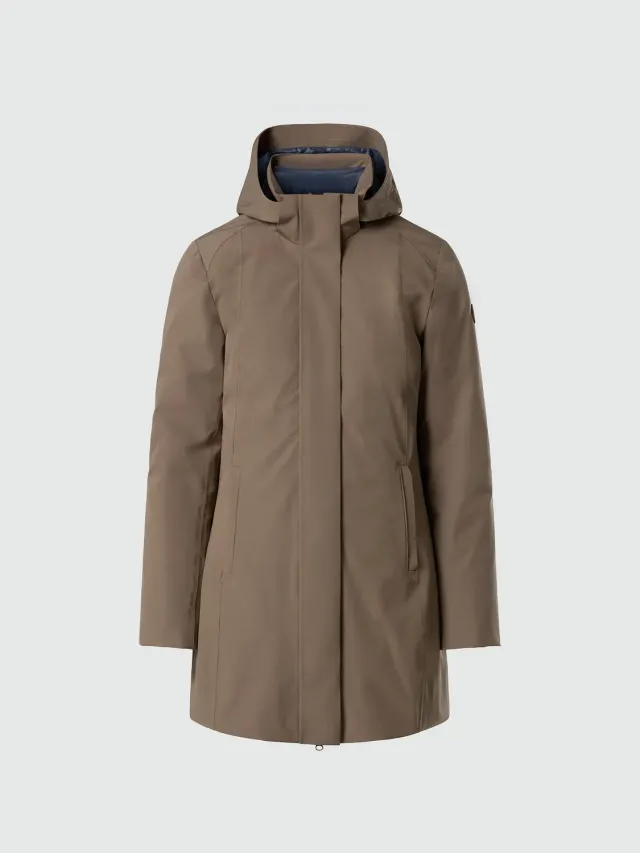 North Sails Dartmouth manteau long femme noyer