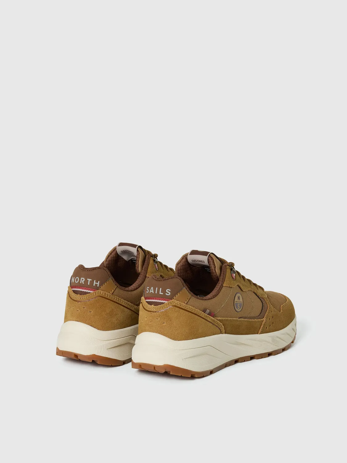 North Sails Wind Plain sneakers homme cuir tan