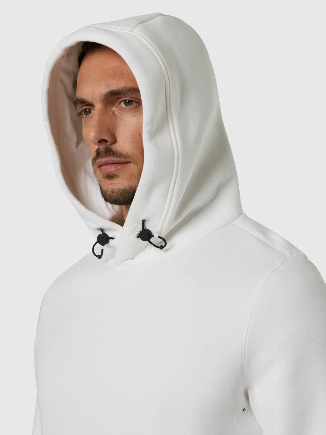 North Sails Piqué Scuba sweat demi-zip marshmallow