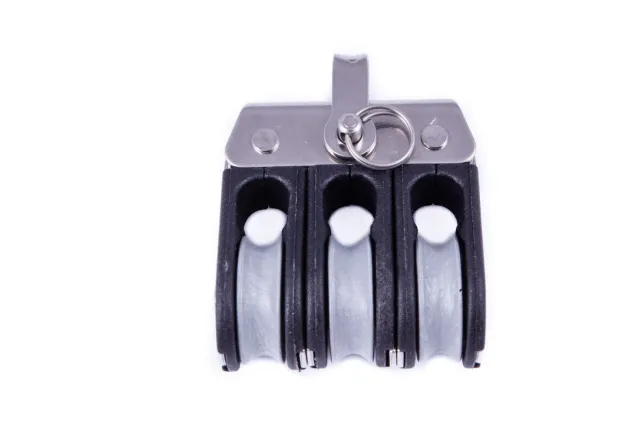 Sea Sure 28 mm poulie triple à billes avec manille