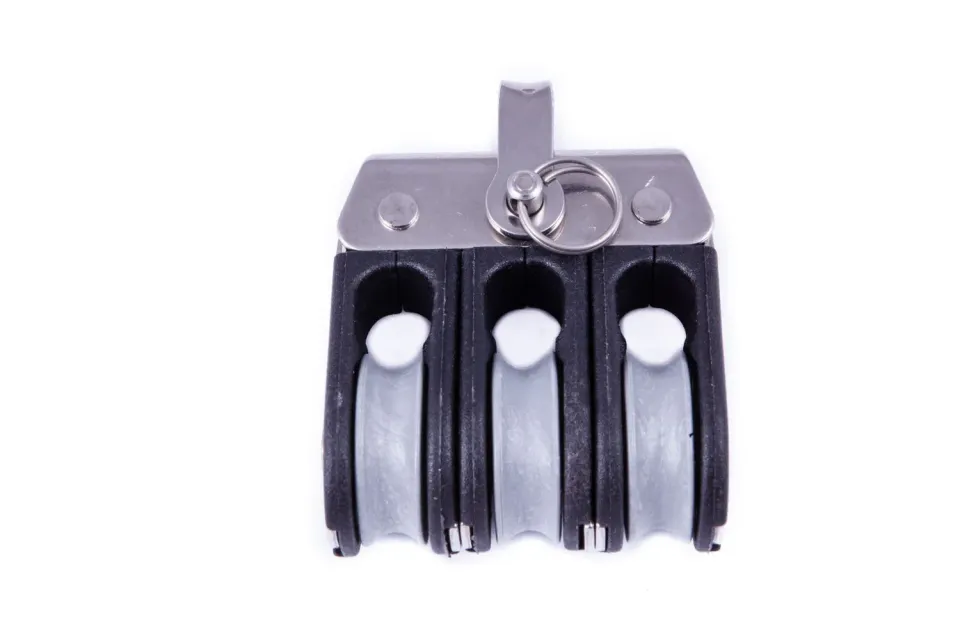 Sea Sure 28 mm poulie triple à billes avec manille