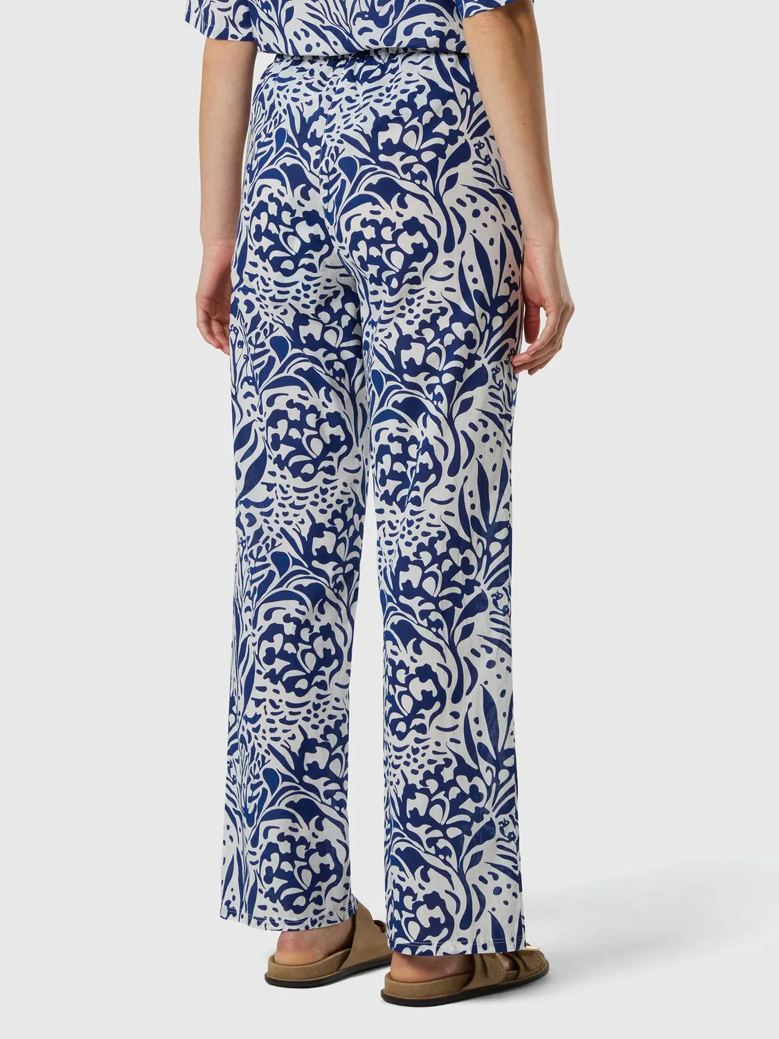 North Sails pantalon mousseline imprimé corail