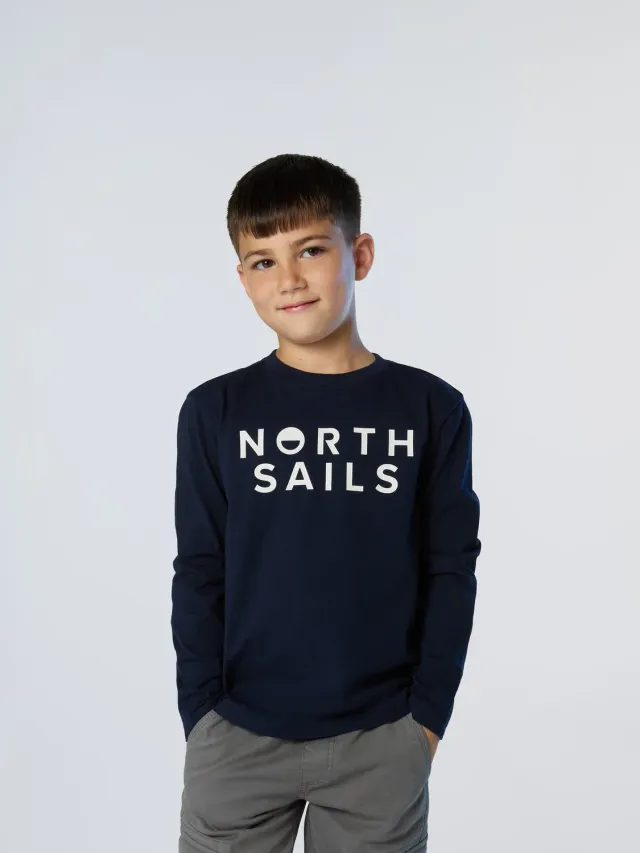 North Sails t-shirt enfant manches longues logo