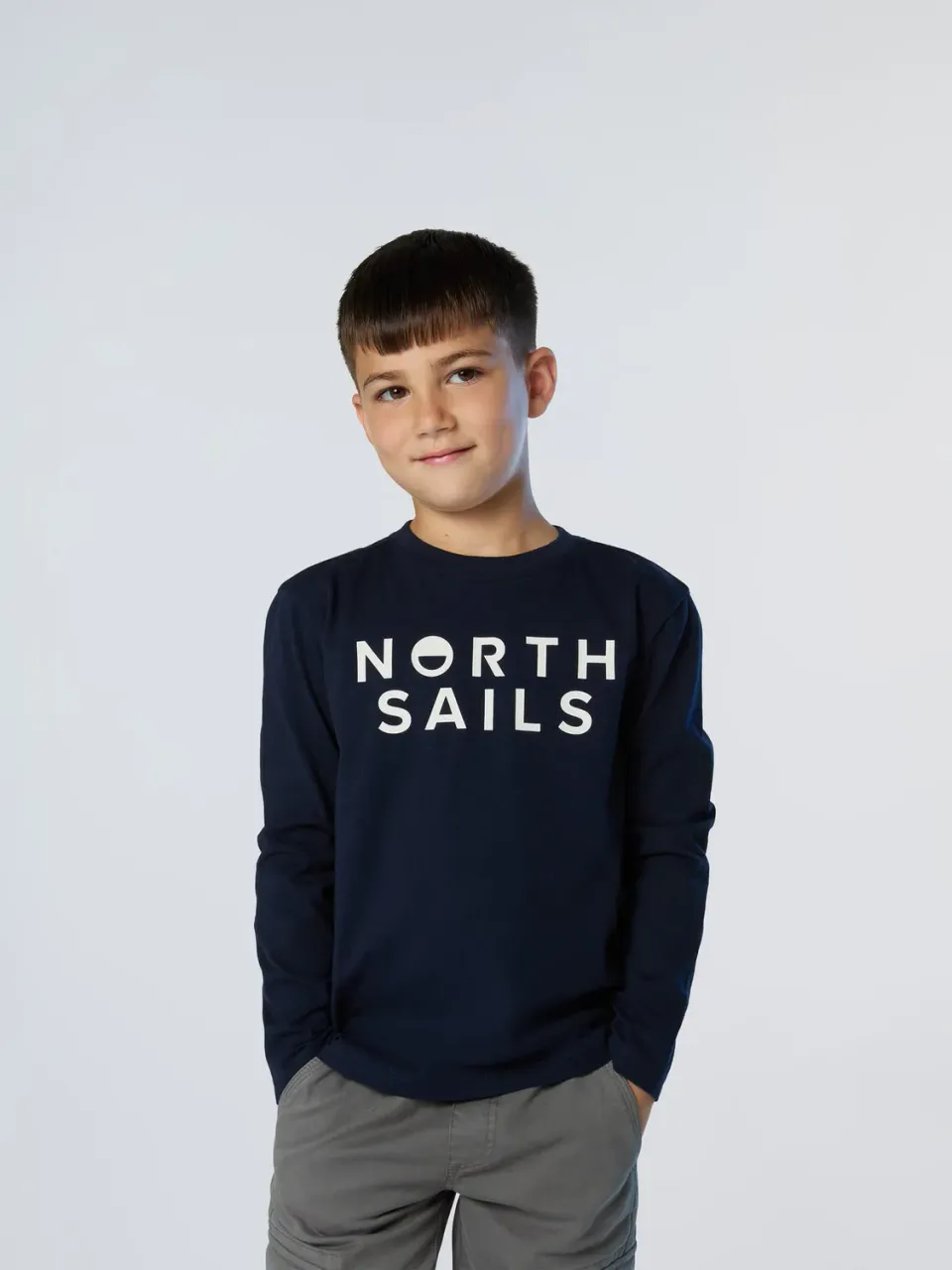 North Sails t-shirt enfant manches longues logo