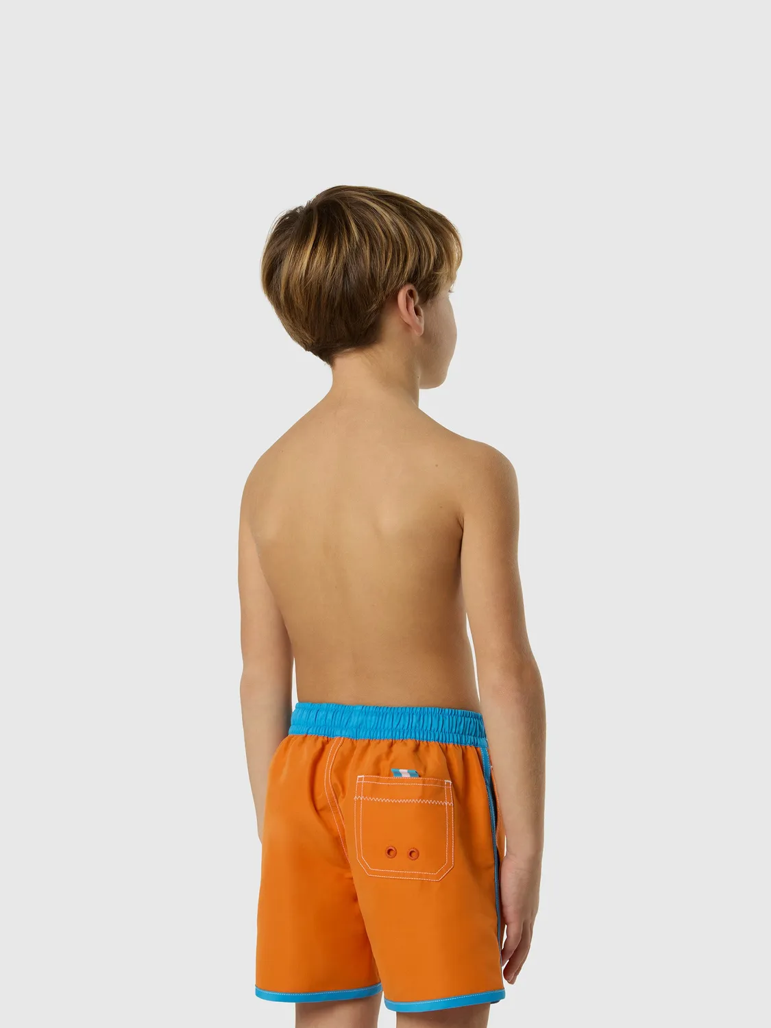 North Sails short de bain enfant orange peel