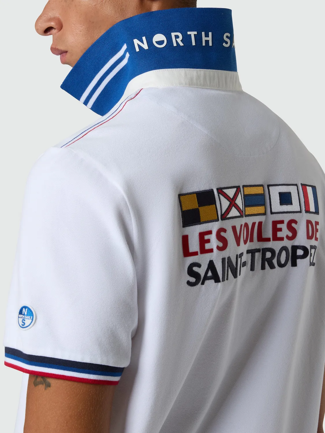 North Sails Saint-Tropez polo homme coton blanc