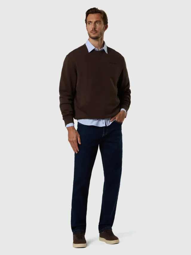 North Sails sweat stonewashed homme effet délavé