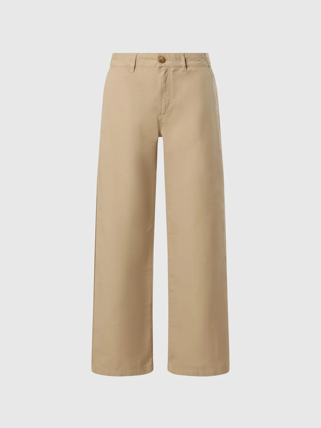 North Sails Wide-leg mariner pants pantalon large beige