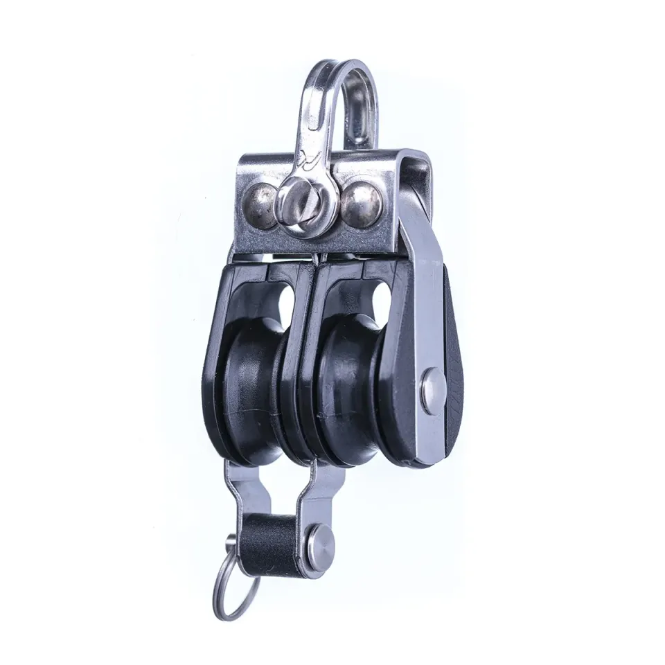 RWO R5112 poulie double à billes 6 mm avec ringot