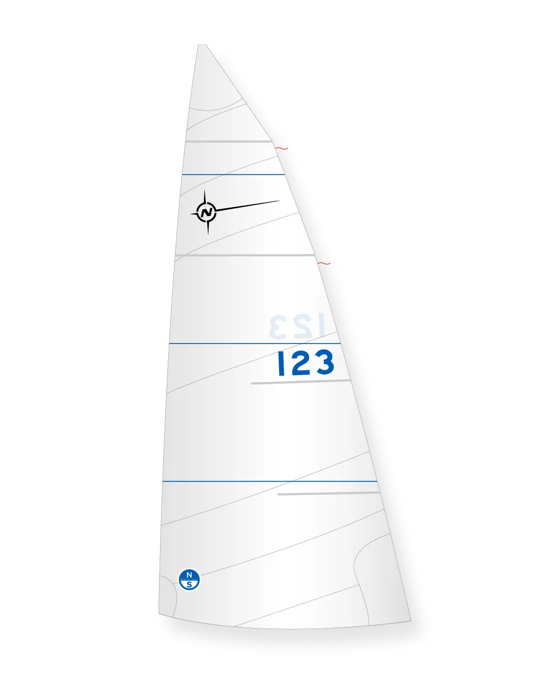 North Sails Nomad Medium Hoist 6.11M grand-voile Dacron