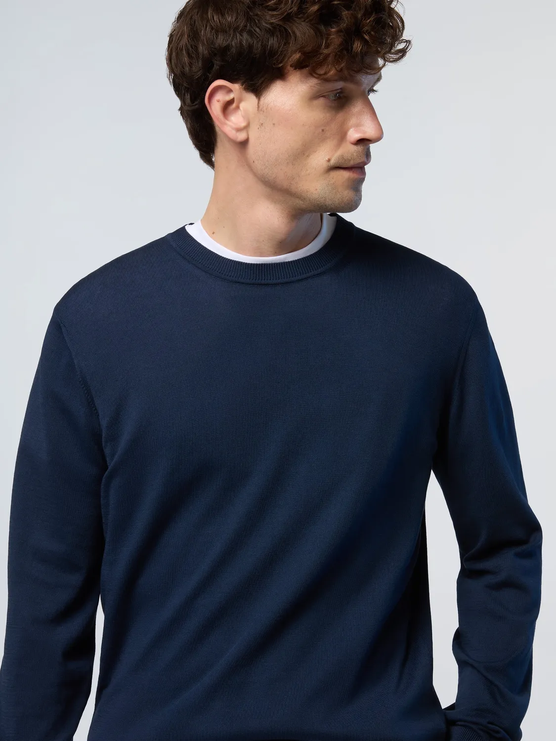 North Sails Logo pull homme vert marine