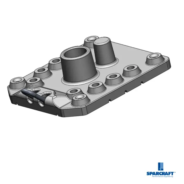 Sparcraft Embase de mât S260 alu pied de mât